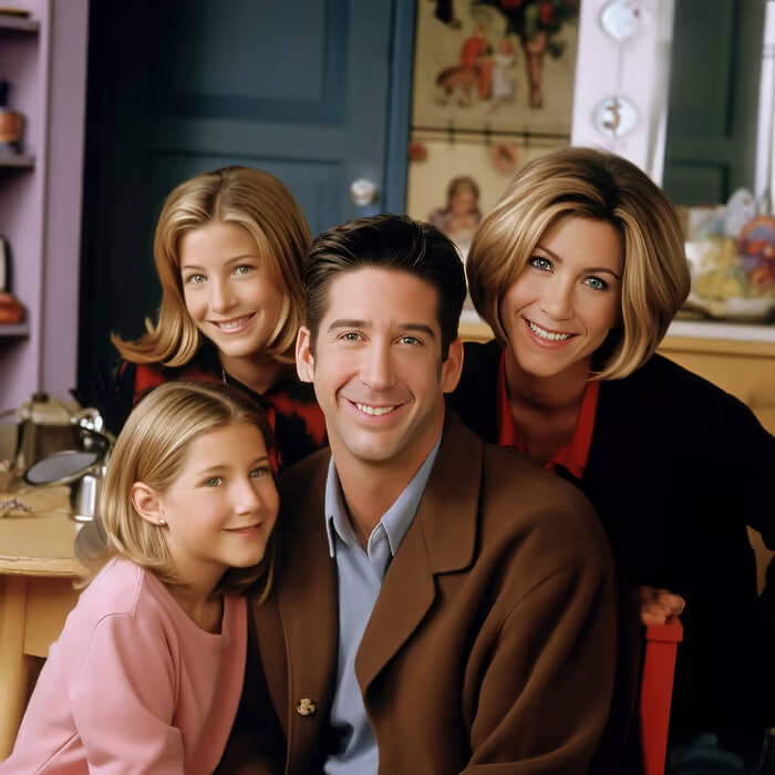 David Schwimmer And Jennifer Anniston