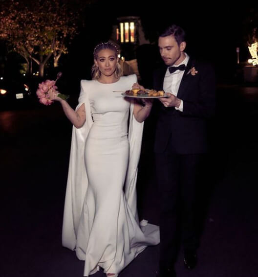 Hilary Duff Married Matthew Koma in This Cape