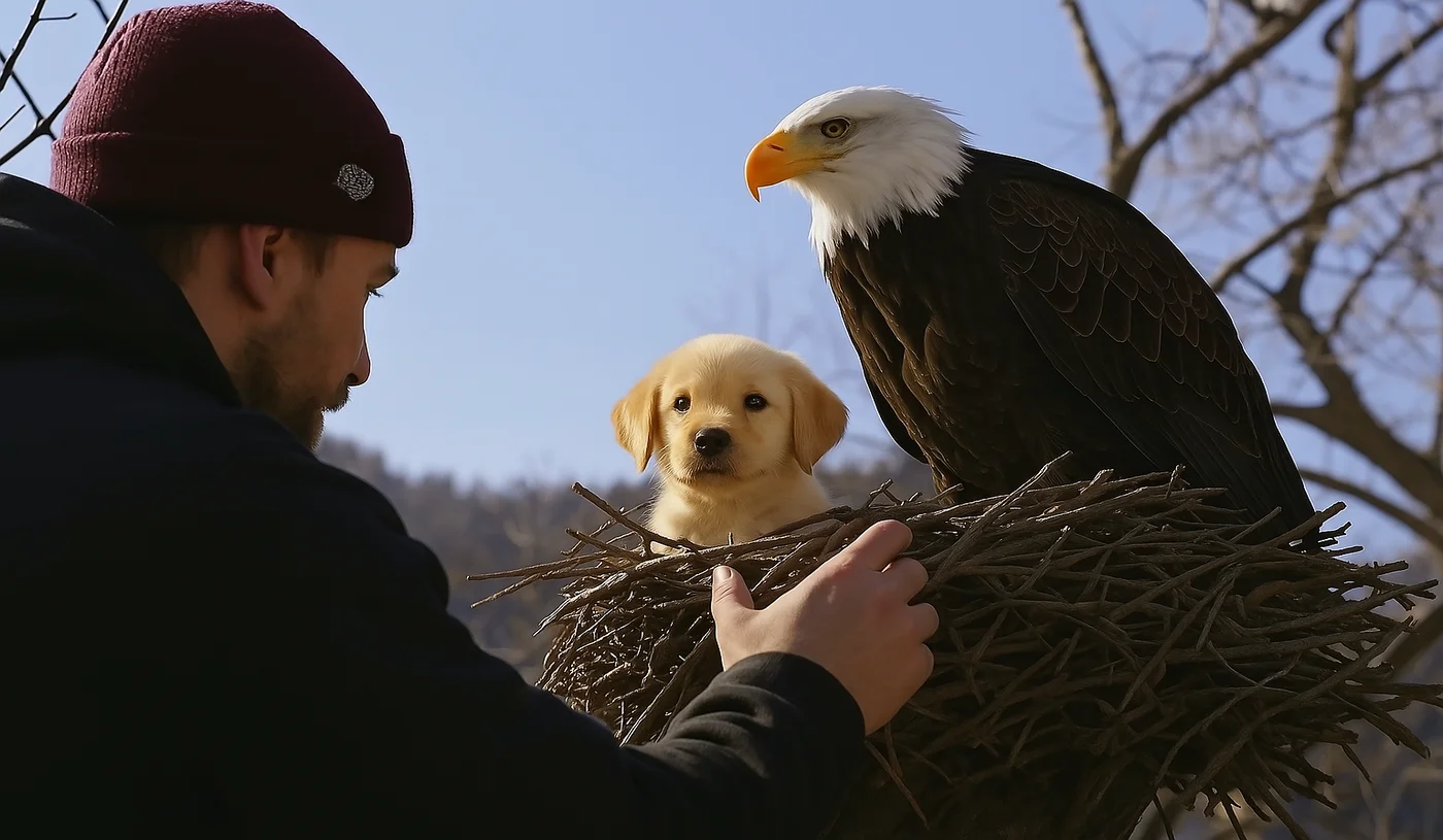 Eagle Snatches Puppy from Yard – What the Neighbors Discover Will Blow Your Mind!